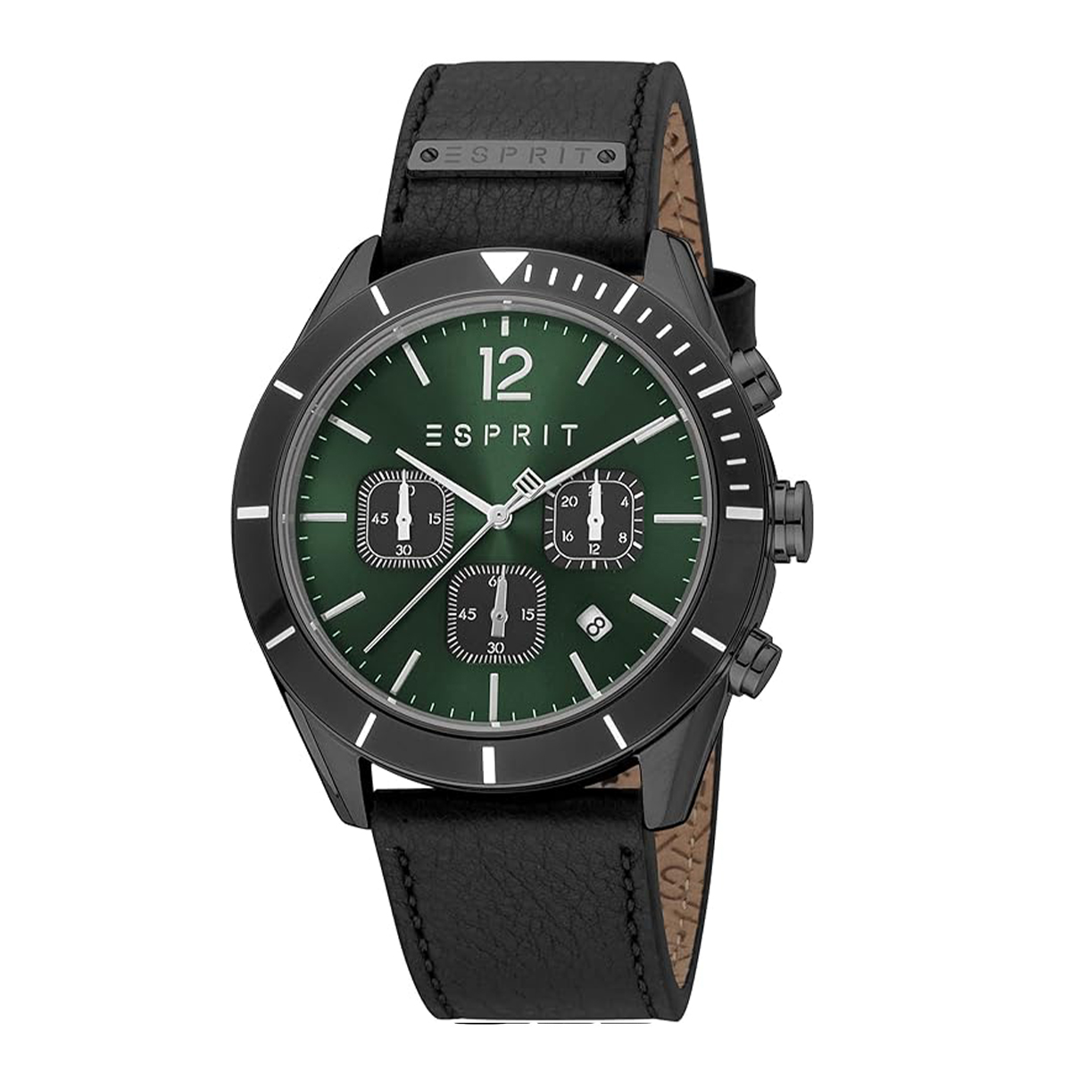 MONTRE ESPRIT HOMME CHRONO CUIR